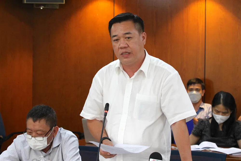 Ông Nguyễn Minh Tuấn, Phó Giám đốc Cảng vụ Hàng không miền Nam. Ảnh: NGUYỄN NHÂN