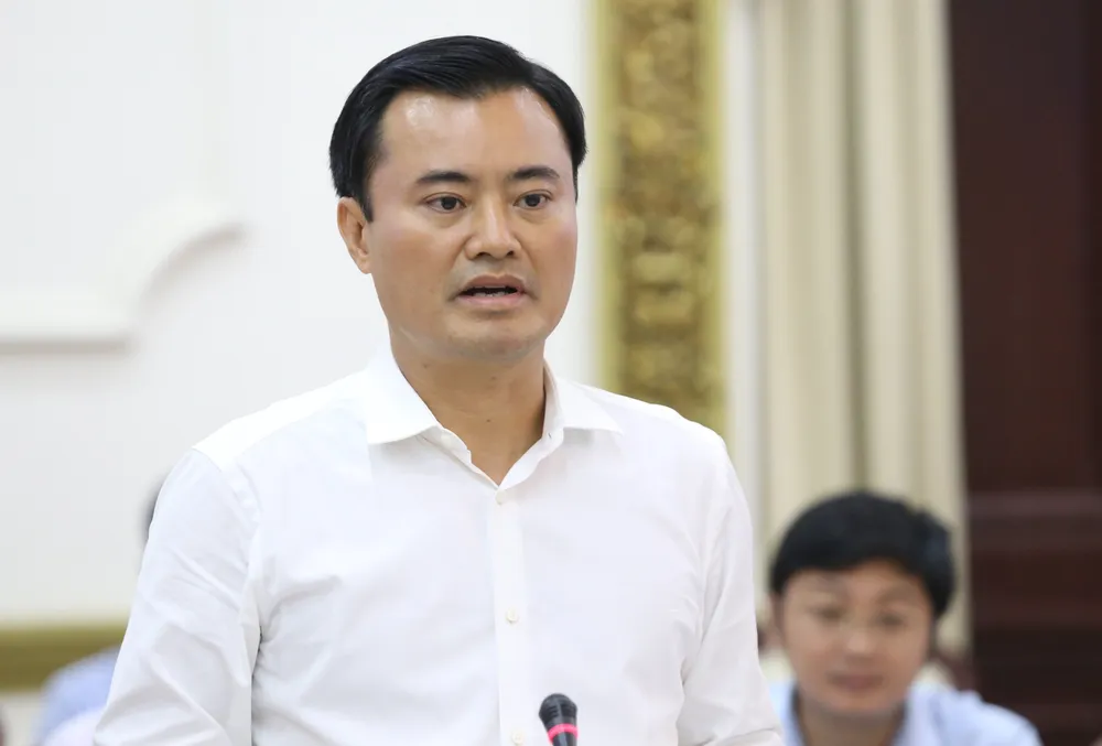 Phó Chủ tịch UBND TP.HCM Bùi Xuân Cường làm tổ trưởng tổ công tác. Ảnh: HÀ THƯ