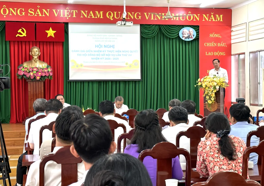 Toàn cảnh buổi hội nghị. Ảnh: LÊ THOA