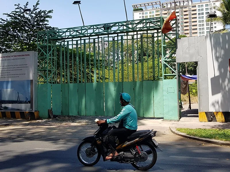 Dự án Trung tâm TDTT Phan Đình Phùng. Ảnh: KIÊN CƯỜNG