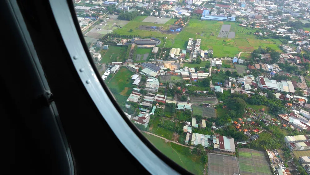 Lãnh đạo TP.HCM dùng trực thăng để khảo sát thực địa, lập quy hoạch TP. Ảnh: H.THƯ