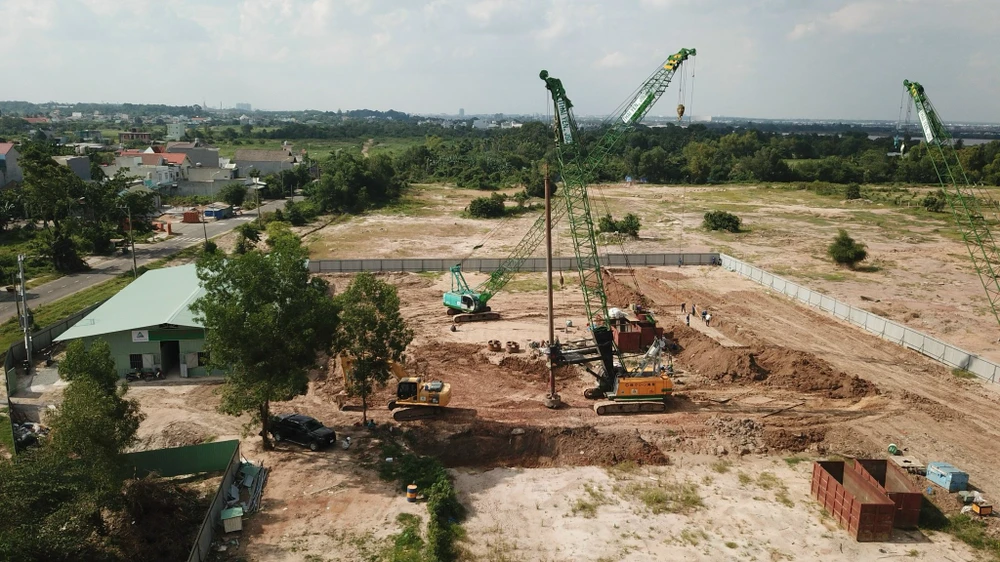 Dự án đường vành đai 3, một trong những dự án giải ngân nhanh nhờ đẩy mạnh công tác giải phóng mặt bằng. Ảnh: ĐÀO TRANG Chậm giải ngân đầu tư công, giám đốc sở chịu trách nhiệm với Chủ tịch TP.HCM-giai-ngan-von-dau-tu-cong
