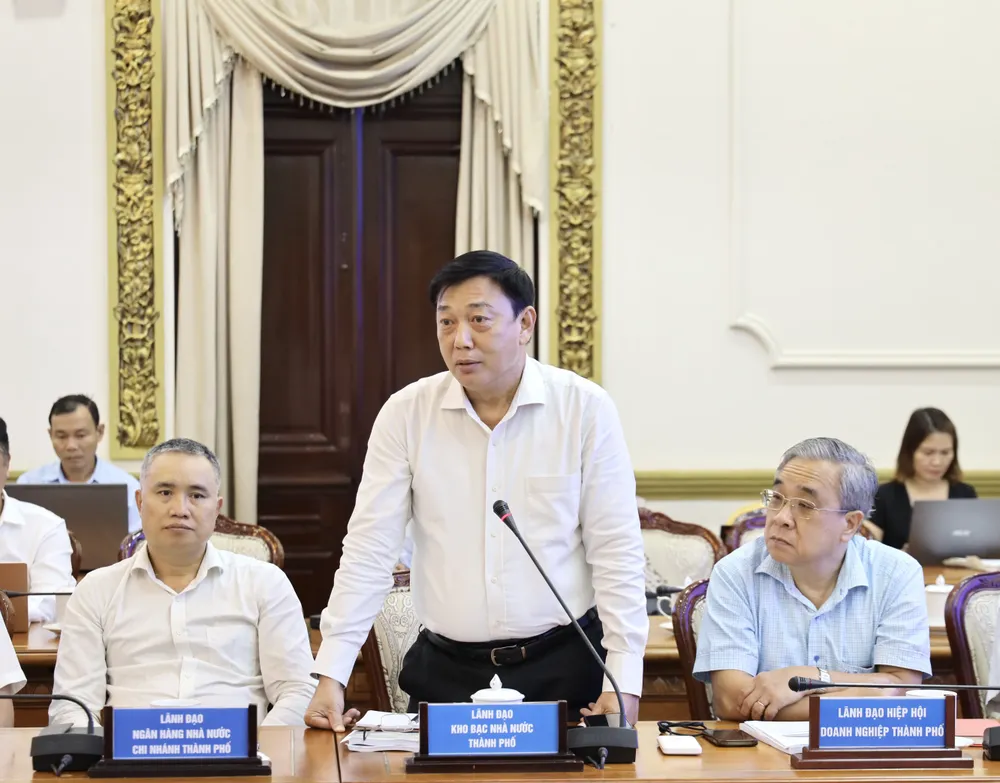 Giám đốc Kho bạc Nhà nước Nguyễn Hoàng Hải đánh giá giải ngân đầu tư công cầm chừng. Ảnh: TTBC ong-phan-van-mai-2.jpg