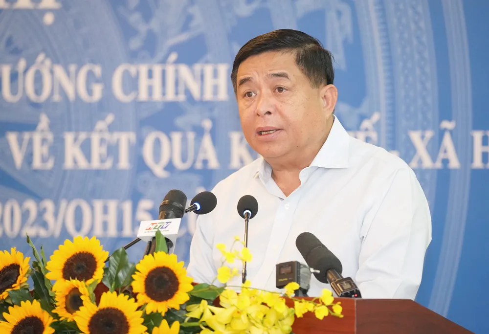 Bộ trưởng Bộ KH&ĐT Nguyễn Chí Dũng. Ảnh: THUẬN VĂN chu-tich-tp.hcm-3.jpg