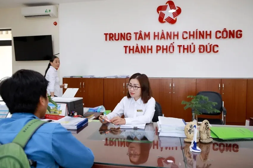 Tháng 11-2023, Trung tâm hành chính công TP Thủ Đức được thành lập theo cơ chế của Nghị quyết 98. Ảnh: NGUYỆT NHI Nghiên cứu thành lập Trung tâm hành chính công TP.HCM-trung-tam-hanh-chinh-cong.jpg