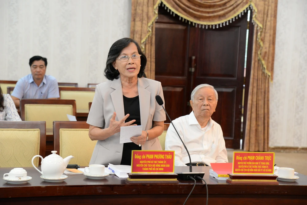 Bà Phạm Phương Thảo, nguyên Phó Bí thư Thành ủy TP.HCM. Ảnh: N.NAM Bà Phạm Phương Thảo: Nhiều cán bộ sai phạm dù được quy hoạch chặt chẽ-ba-pham-phuong-thao-2.JPG