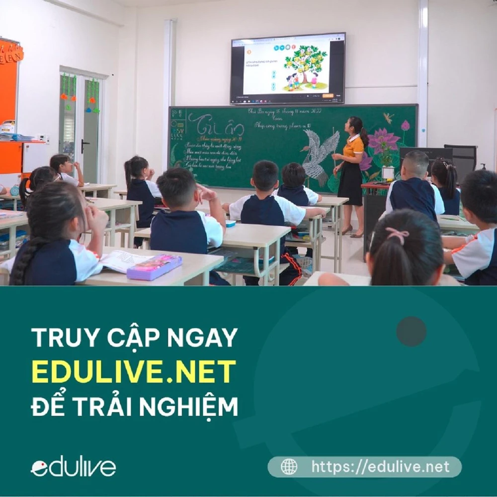 Bài giảng Edulive được đưa vào giảng dạy