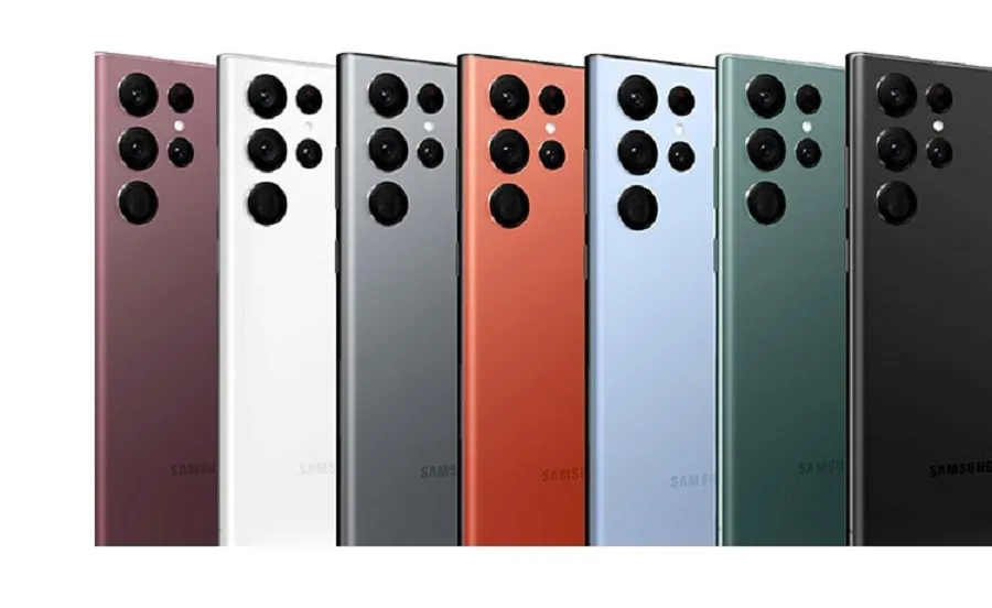 7 phiên bản màu của s22 ultra