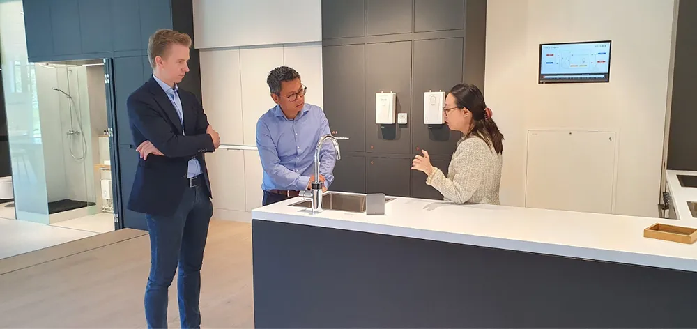 Lãnh đạo EUS làm việc tại trụ sở chính CLAGE tại Đức tháng 8-2022