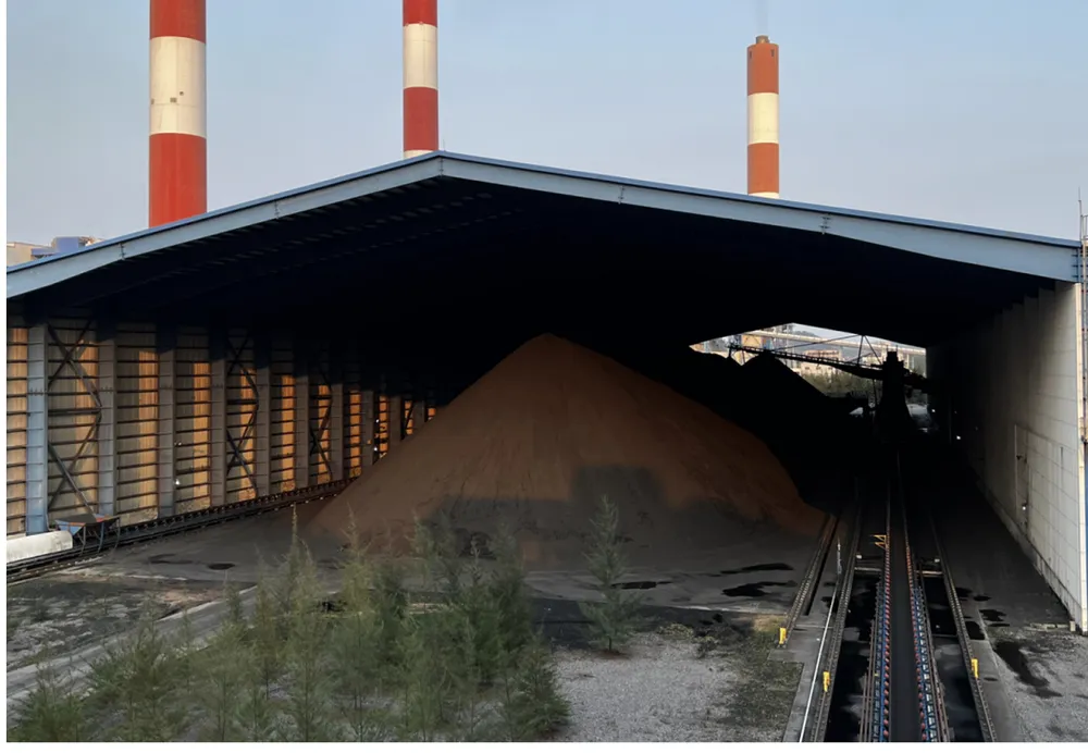 Kho than của Công ty Nhiệt điện Mông Dương