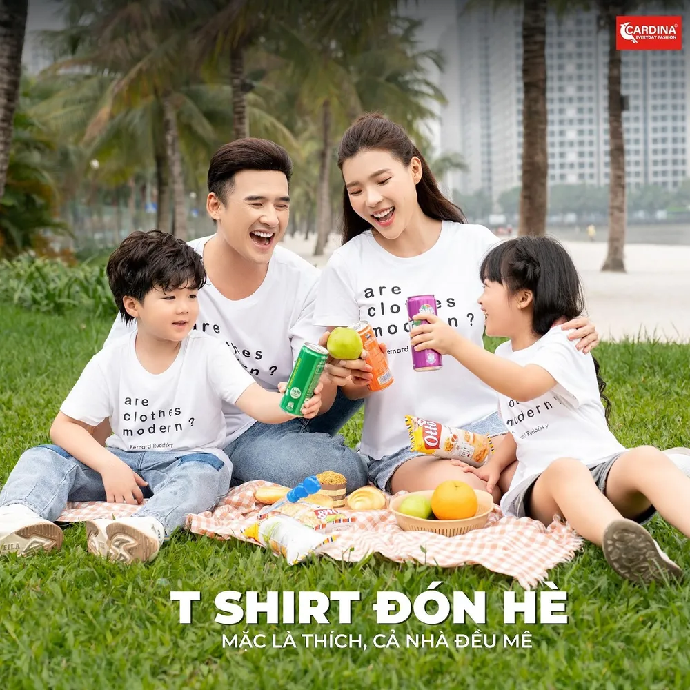 &quot;Mỏng nhẹ thấm mồ hôi rất nhanh và thoáng mát khi mặc&quot; là cảm nhận chung của gia đình diễn viên Lương Thế Thành &amp; Thúy Diễm.