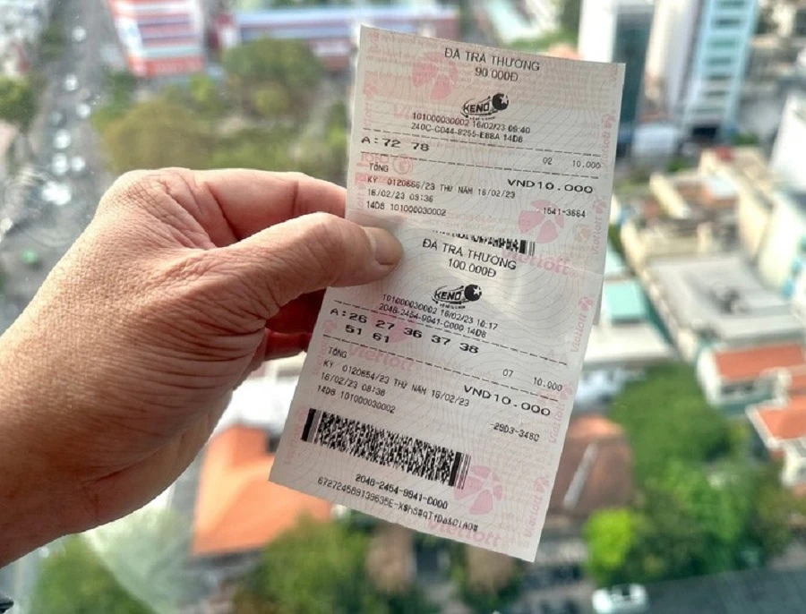 Những tấm vé Keno xổ nhanh đang rất "hot" trong làng xổ số.