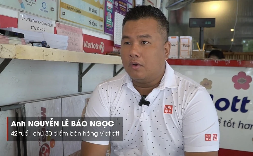 Anh Bảo Ngọc đã phát triển hệ thống hơn 30 điểm bán Vietlott với 9 lần bán vé trúng Jackpot.