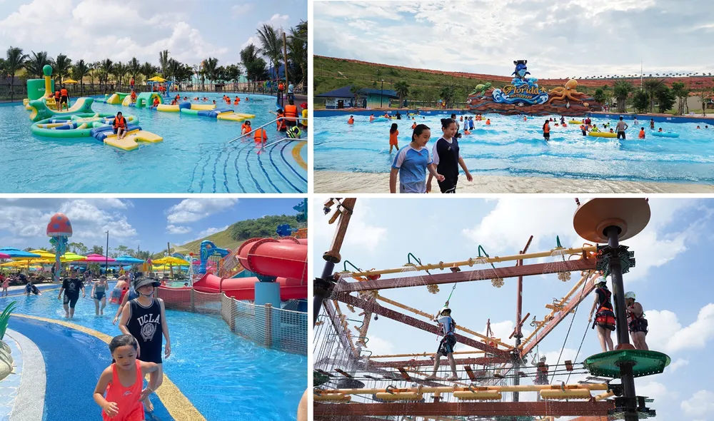 Sảng khoái - Hào hứng là cảm xúc chung của các “chiến binh” khi vui chơi tại công viên nước Wonderland Water Park