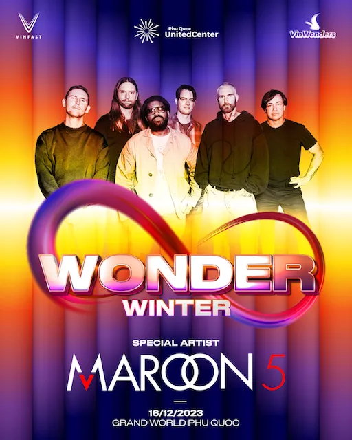 Maroon 5 sẽ là "ngôi sao chính" của 8Wonder Winter Festival mùa thứ 2 Phu-quoc-United-Center.png