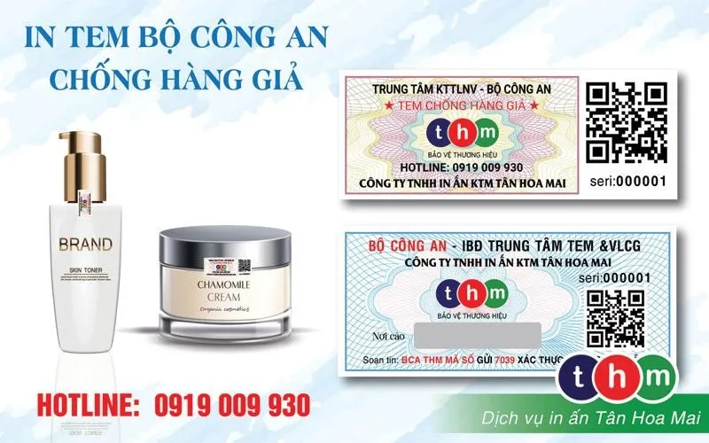 Tem chống hàng giả hiệu quả in giá rẻ tại Tân Hoa Mai