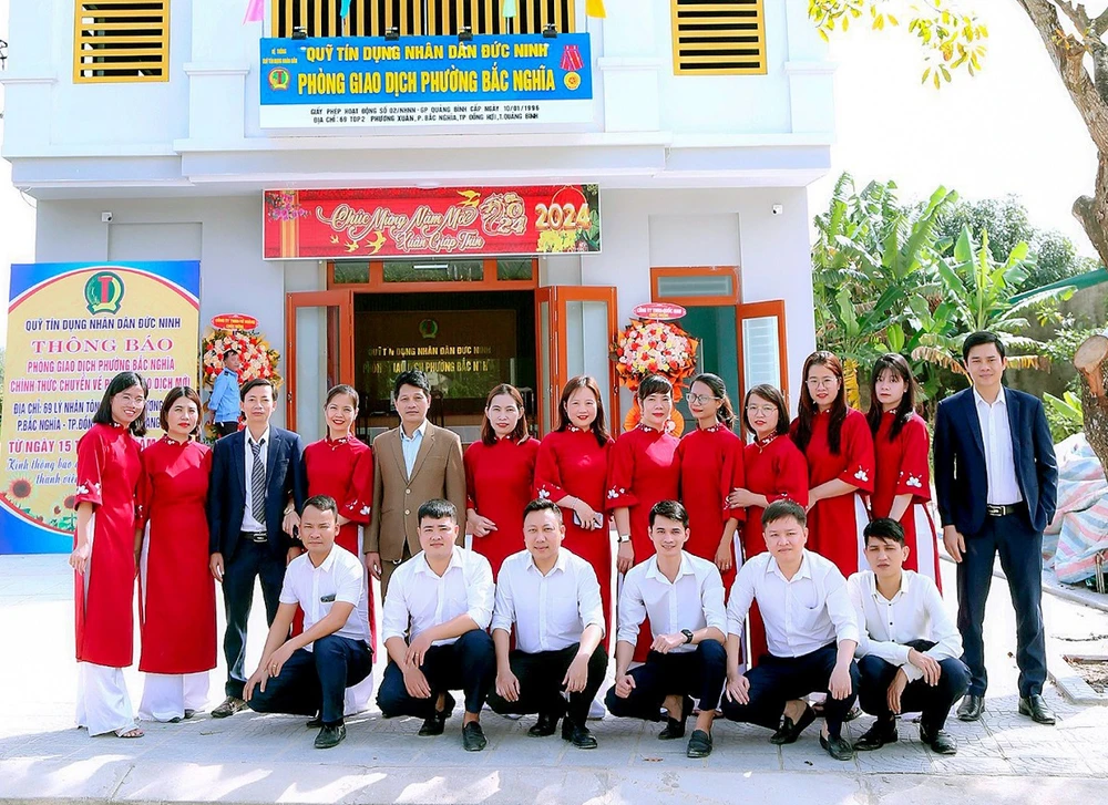 Quỹ tín dụng nhân dân Đức Ninh khai trương Phòng giao dịch phường Bắc Nghĩa. Ảnh: B.T Quy-tin-dung-nhan-dan-duc-ninh-khai-truong-phong-giao-dich-bac-nghia.jpg