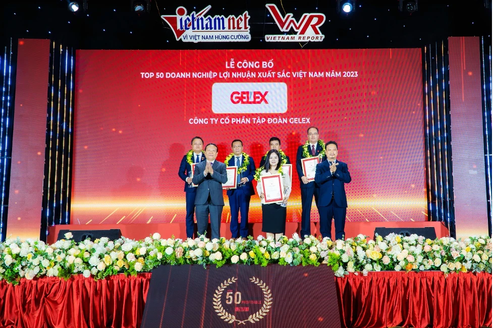 GELEX lần thứ 4 lọt TOP 50 Doanh nghiệp lợi nhuận xuất sắc nhất Việt Nam 2023