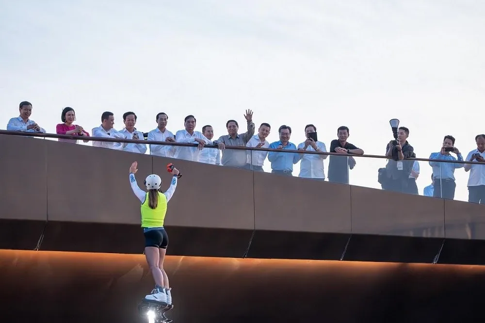 Chùm ảnh: Thủ tướng Phạm Minh Chính khảo sát các dự án tại Thị trấn Hoàng Hôn, Phú Quốc