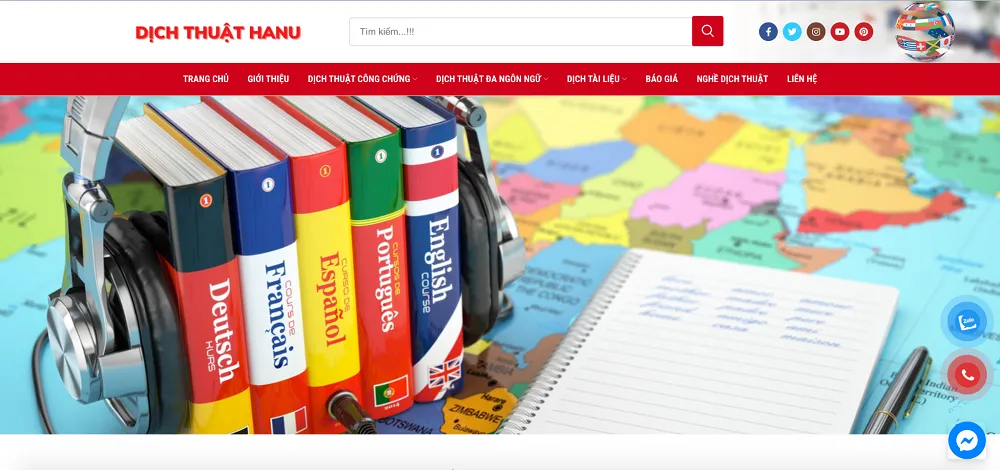 (Ảnh website công ty dịch thuật Hanu - dichthuathanu.com - hotline: 0909 126 997) Dịch thuật công chứng hồ sơ xin visa, hồ sơ du học lấy nhanh giá rẻ