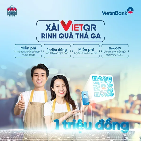VietinBank ra mắt Gói sản phẩm Shop365 cùng giải pháp tài chính ‘siêu ưu đãi lãi, phí’