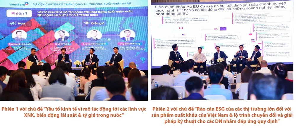 Phiên 1 & 2 Diễn đàn 200 doanh nghiệp thảo luận triển vọng thị trường xuất nhập khẩu