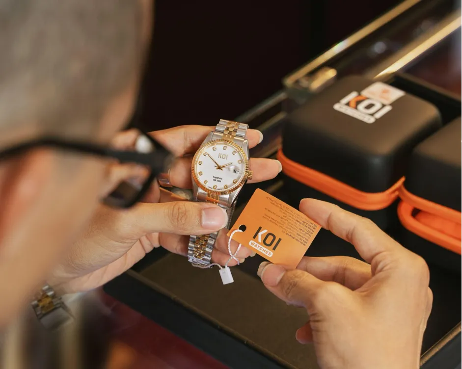 Thương hiệu đồng hồ Việt Nam - KOI Watch là cái tên sáng giá trong phân khúc đồng hồ dưới 5 triệu KOI Watch chiếm lĩnh thị phần đồng hồ giá 5 triệu, tăng trưởng 756% chỉ sau 1 năm
