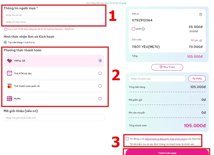 Hướng dẫn mua SIM Saymee - SIM cho giới trẻ GenZ