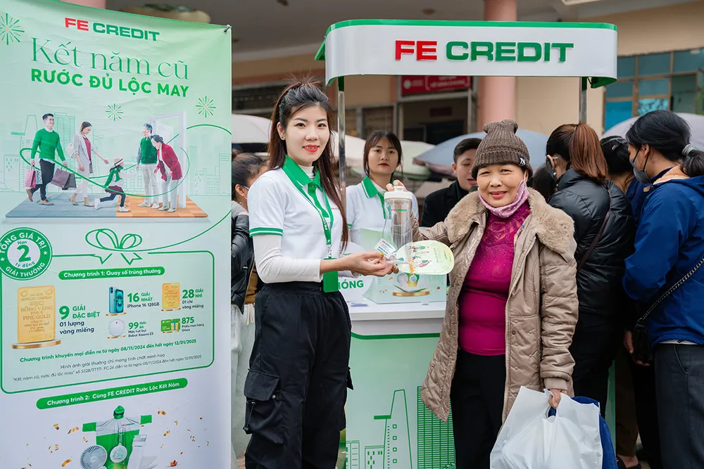 FE CREDIT khuấy động thị trường cho vay tiêu dùng chào năm mới 2025