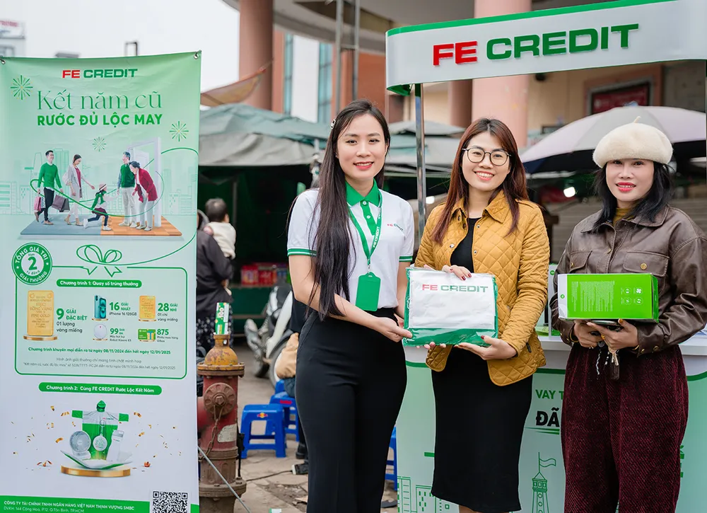 FE CREDIT khuấy động thị trường cho vay tiêu dùng chào năm mới 2025