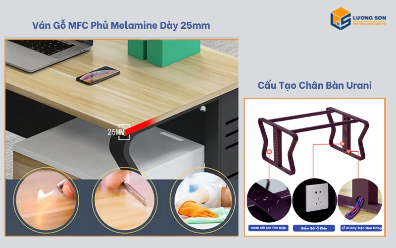 Nội thất Lương Sơn – Giải pháp bàn ghế văn phòng hiện đại, nâng tầm không gian làm việc