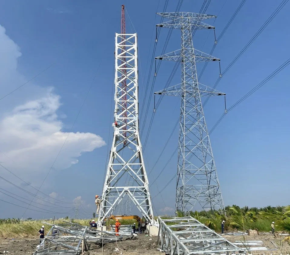 EVNNPT đẩy nhanh tiến độ cụm dự án truyền tải giải tỏa công suất Nhà máy điện Nhơn Trạch 3 và 4