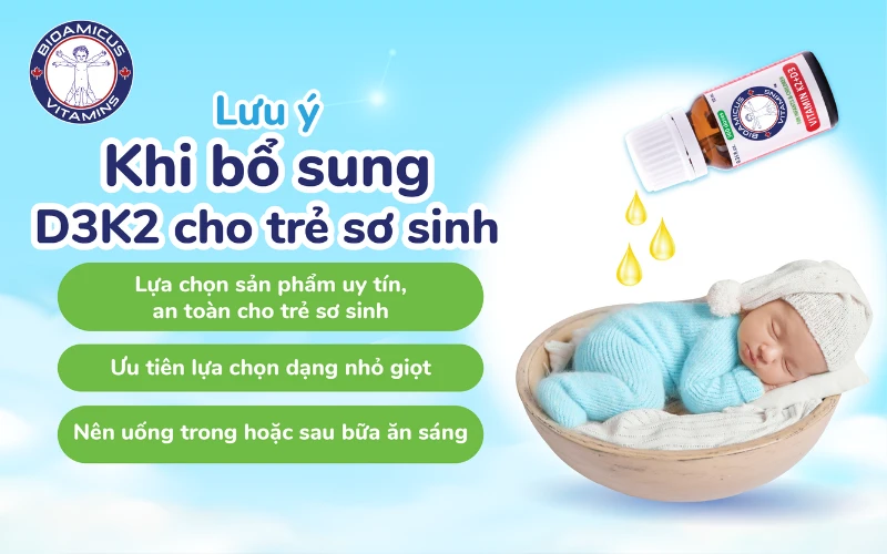 Tại sao nên bổ sung D3K2 cho trẻ nhỏ