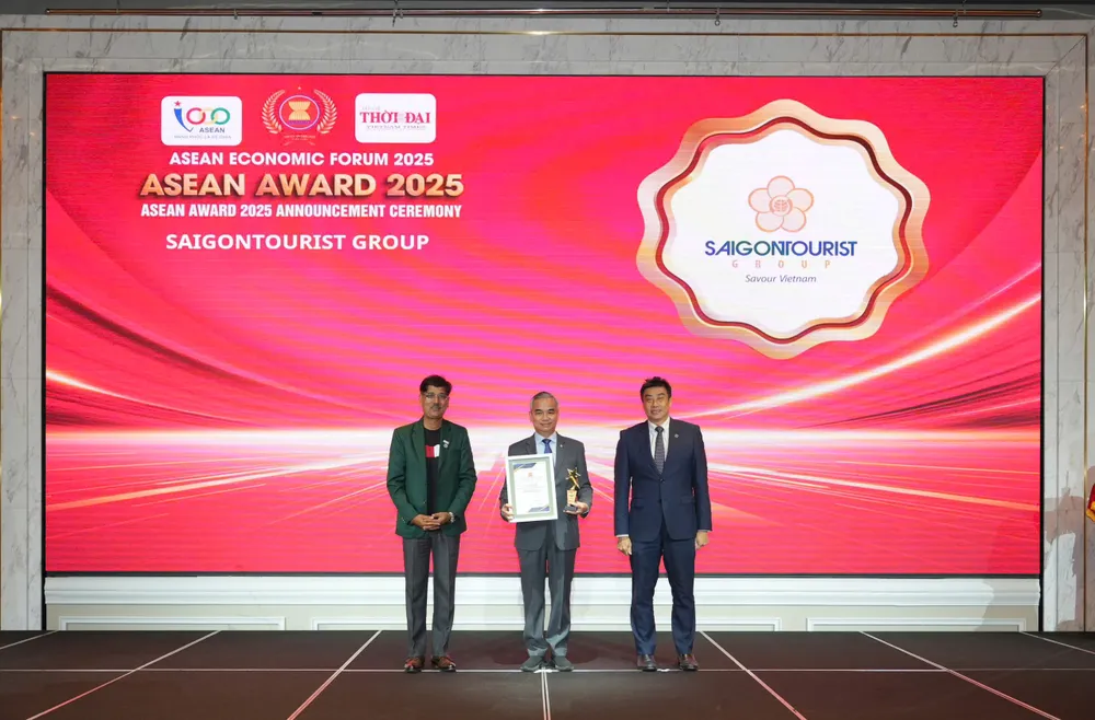 Saigontourist Group vinh dự nhận nhiều giải thưởng tại Diễn đàn Kinh tế ASEAN 2025