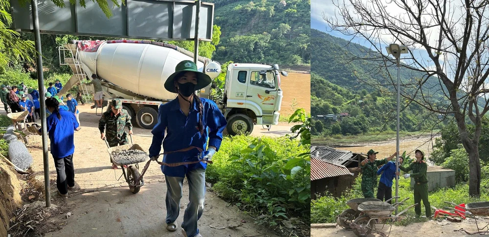 Hành trình 'cõng' nước sạch lên bản của hàng nghìn chiến sĩ Mùa hè Xanh