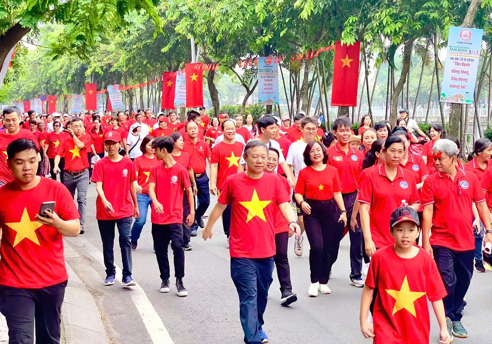 Đi bộ đồng hành gây Quỹ vì người nghèo: 'Tân Định gắn kết và phát triển'