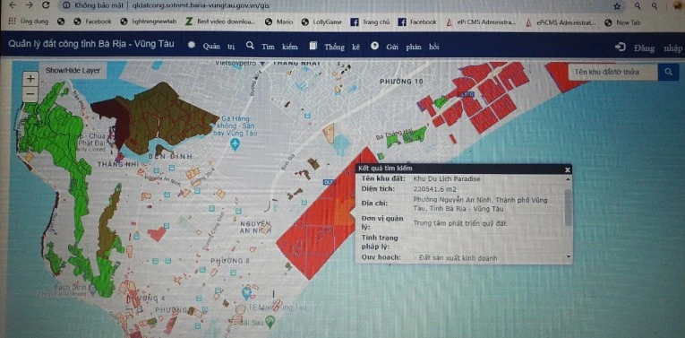 Ngồi nhà tra thông tin quy hoạch, giấy tờ đất ảnh 1