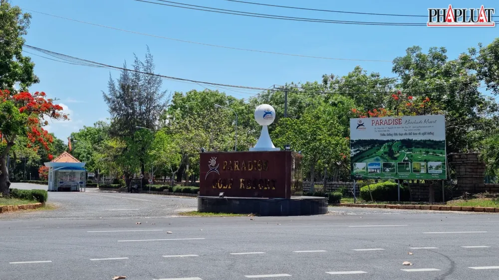 Lối vào khu vực sân golf của KDL Vũng Tàu Paradise. Ảnh:TK