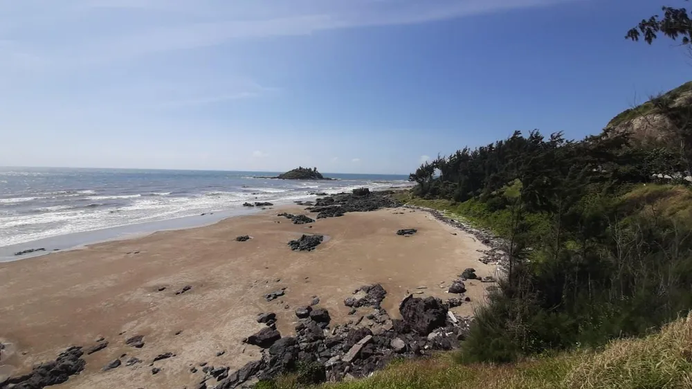 Khu vực biển gần Mũi Nghinh Phong- Khu đất dự kiến được đưa ra đấu giá QSDĐ năm 2022. Ảnh:TK