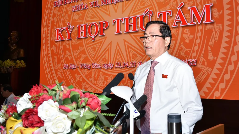 Ông Phạm Viết Thanh, Bí thư Tỉnh ủy, Chủ tịch HĐND tỉnh Bà Rịa- Vũng Tàu phát biểu khai mạc. Ảnh:BRVT Ông Phạm Viết Thanh, Bí thư Tỉnh ủy, Chủ tịch HĐND tỉnh Bà Rịa- Vũng Tàu phát biểu khai mạc. Ảnh:BRVT