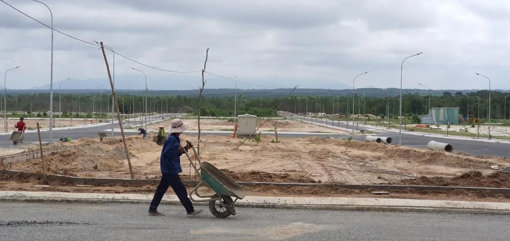 Dự án xây dựng cơ sở hạ tầng khu tái định cư phục vụ di dời các hộ đang cư trú, canh tác trong khu bảo tồn thiên nhiên Bình Châu- Phước Bửu ra khỏi rừng giai đoạn 2018 -2022. Ảnh:TK