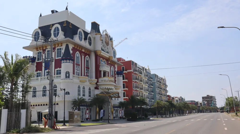 Một hạng mục thuộc dự án du lịch trên cung đường ven biển Vũng Tàu-Bình Châu. Ảnh:TK