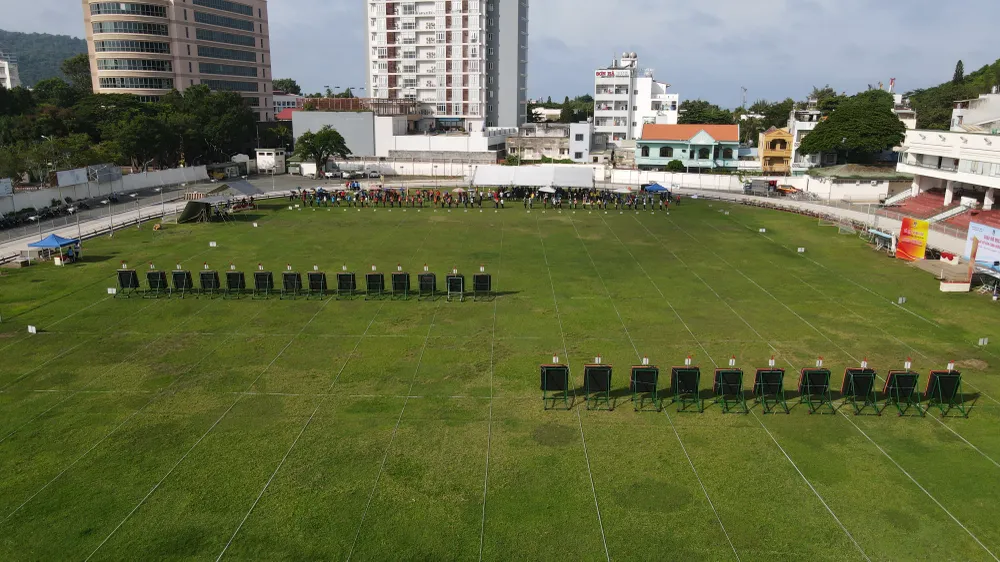 Một giải thể thao được tỉnh Bà rịa-Vũng Tàu tổ chức trên khu vực sân cỏ của SVĐ Lam Sơn năm 2022. Ảnh: KN Một giải thể thao được tỉnh Bà rịa-Vũng Tàu tổ chức trên khu vực sân cỏ của SVĐ Lam Sơn năm 2022. Ảnh: KN