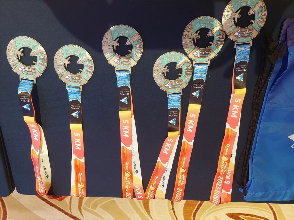 Bộ huy chương của Giải. Ảnh:BTC