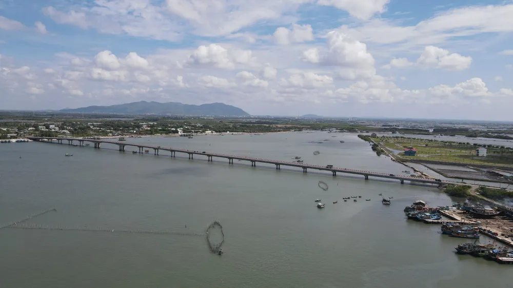 Cầu Cửa Lấp thuộc tuyến đường ven biển nối TP Vũng Tàu và huyện Long Điền. Ảnh: TK Cầu Cửa Lấp thuộc tuyến đường ven biển nối TP Vũng Tàu và huyện Long Điền. Ảnh: TK