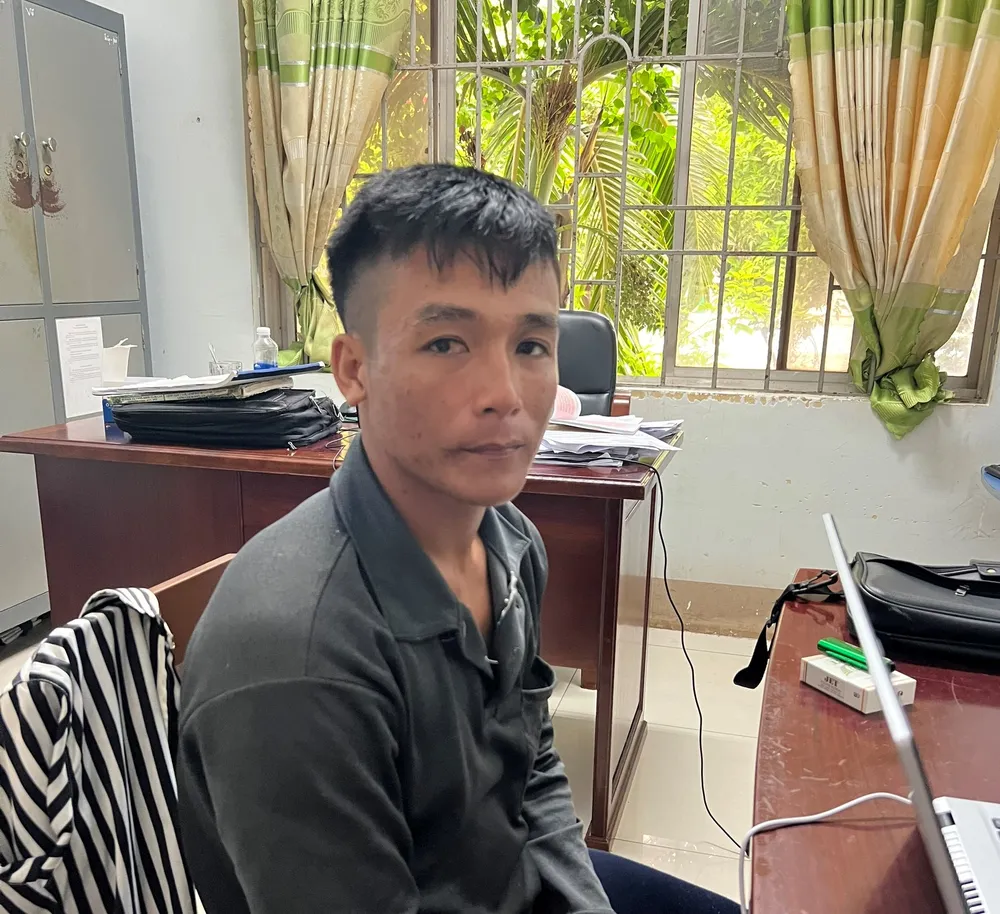 Đối tượng trong vụ án công an huyện Đất Đỏ vừa triệt phá. Ảnh: CA Đối tượng trong vụ án công an huyện Đất Đỏ vừa triệt phá. Ảnh: CA