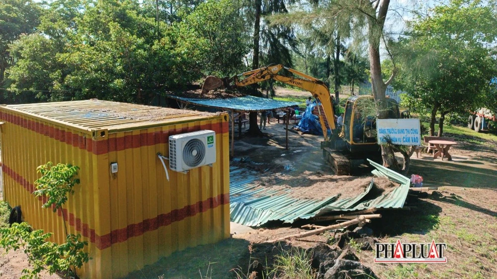 Đất sau khi cưỡng chế thu hồi được giao cho trung tâm Phát triển Quỹ đất tỉnh quản lý, đấu giá theo quy định. Ảnh: NT