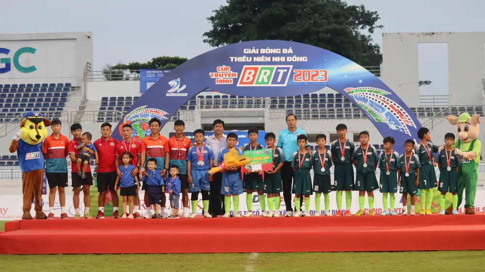 Đội đạt giải nhì lứa U-11, huyện Châu Đức. Ảnh: TK Đội đạt giải nhì lứa U-11, huyện Châu Đức. Ảnh: TK