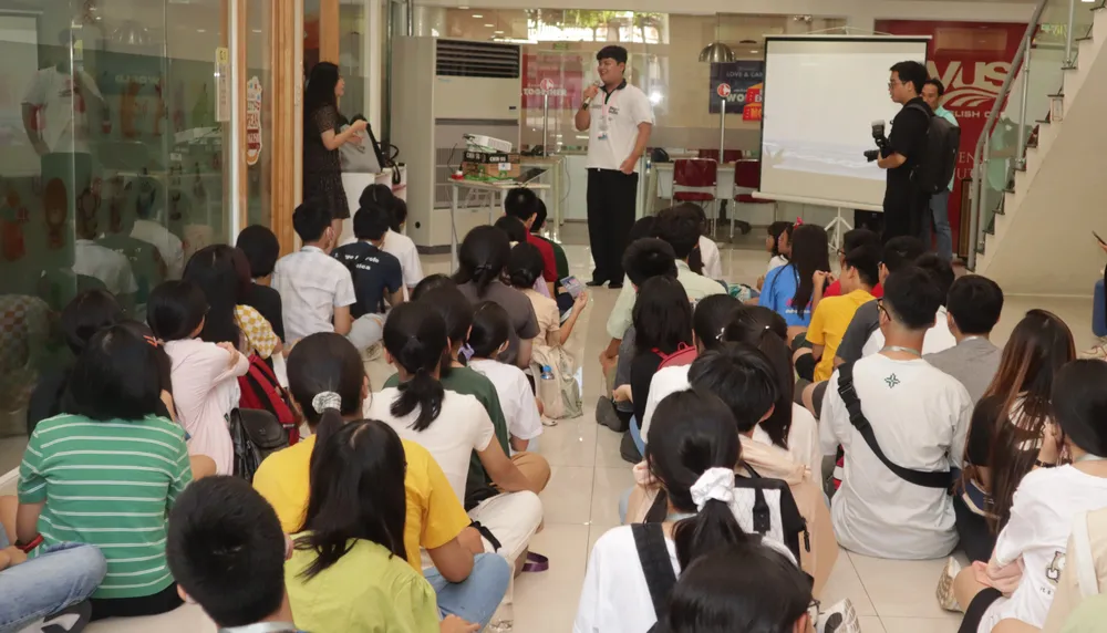 Nhiều bạn trẻ Vũng Tàu tham gia trại hè Tranh biện 2023. Ảnh: TK