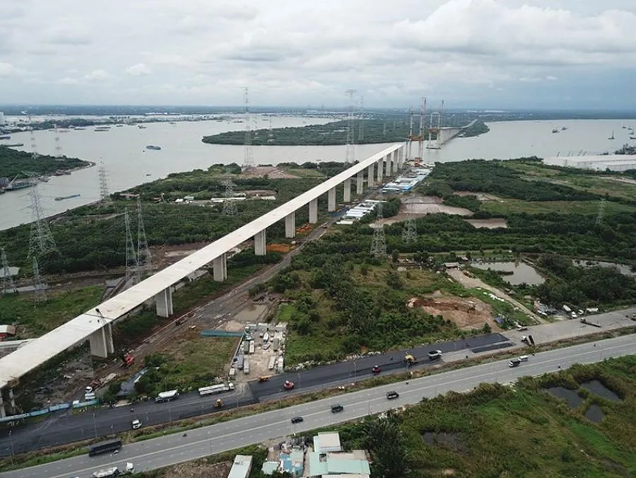 Thúc đẩy lại tiến độ dự án cao tốc Bến Lức- Long Thành. Ảnh: PLO ben-luc-long-thanh.jpg